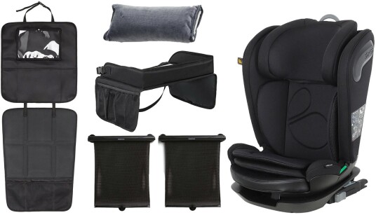 Beemoo Reform ISOFIX Beltestol inkl. Tilbehør Black Stone