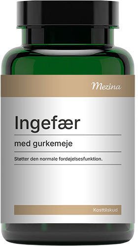 Mezina Ingefær med Gurkemeje   120 TAB