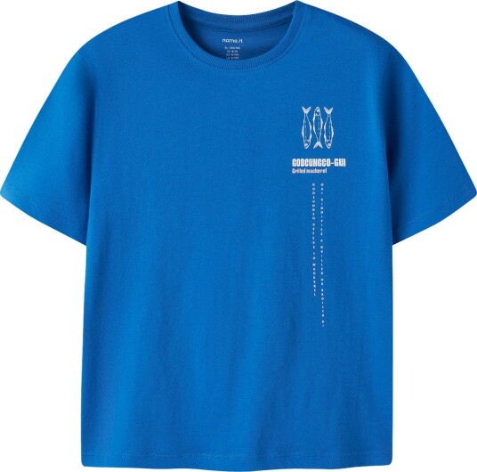 Name It Nkmohannes Ss Nreg Top Bf VICTORIA BLUE 134 140