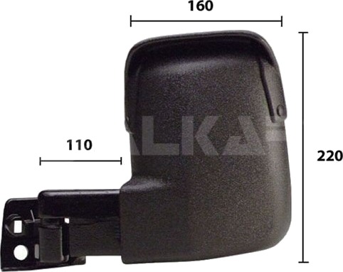 Sidespeil ALKAR 9265961 Sidespeil ALKAR 9265961