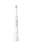 Braun Oral-B iO SERIES 4 BLANC, Voksen, Roterende Tannbørste, Grundig rens, Soft (myk), Super sensitive, Whitening, Hvit, 4 x 30 sec, Hvit