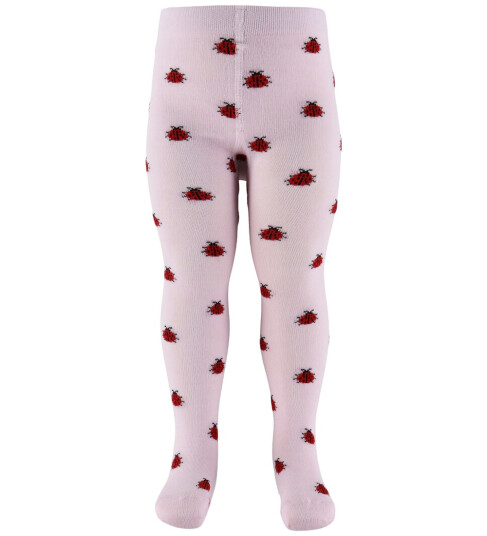 Fuzzies Strømpebukser   Soft Rosa m. Marihøner   Fuzzies   98/104   Strømpebukser   98 104