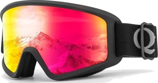 Qunature Hvite Skibriller For Voksne Sort