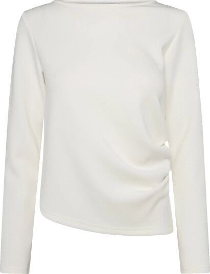 My Essential Wardrobe Mwhelle Asymmetric Blouse White XS