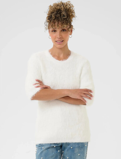 Cream Crlini Knit Pullover - White - XL Cream Crlini Knit Pullover - White - XL