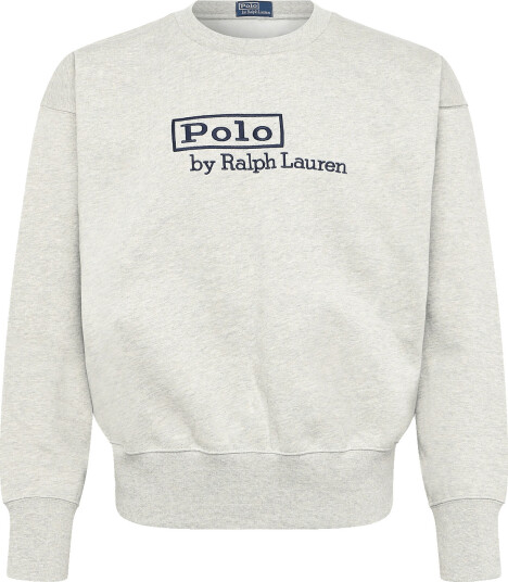 Polo Ralph Lauren Lt Wt Cls Ath Flc Knt Sweatshirt Grey L