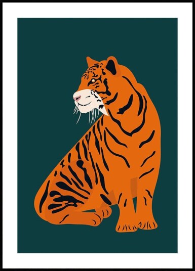 Majestic Tiger Plakat Plakat / 70x100cm