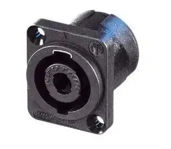 Neutrik NL4MPXX Speakon chassis 4P Han D type Flat tabs