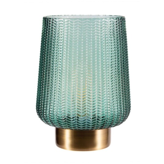 Pretty Glamour bordlampe - Batteridrevet - Turkis