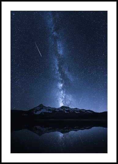 Toby Harriman Galaxies Reflection Plakat / 70x100cm
