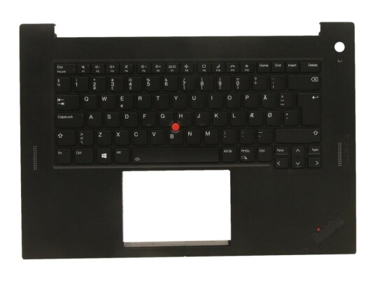 Chicony - Erstatningstastatur For Bærbar Pc - Med Trackpoint - Bakbelysning - Qwerty - Dansk - Fru - Med Toppdeksel - For Thinkpad P1 Gen 4 P1 Gen 5 X1 Extreme Gen 4 X1 Extreme Gen 5