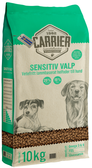 Sensitiv Valp 2 kg Hund Hundefôr Tørrfôr Carrier