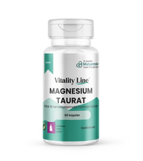 Vitality Line magnesium taurat 60 kap Vitality Line magnesium taurat 60 kap