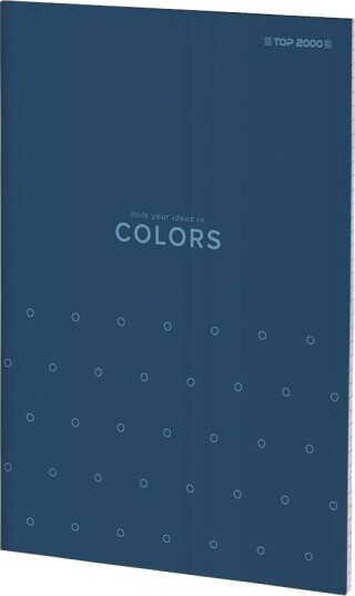 Top 2000 Notatblokk Top 2000 Colors A6/50K Ruter