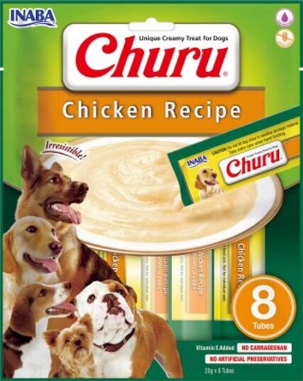 Inaba Foods Churu Dog Chicken 8Stk