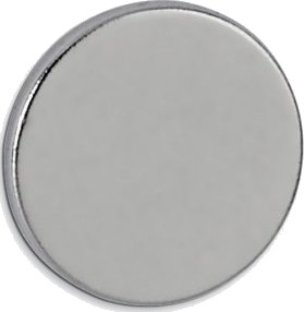 Maul Neodymmagnet Diameter: 10 X H 1 Mm Nikkel Holdekraft: 0,5 Kg Skive   1 Stk 6166196