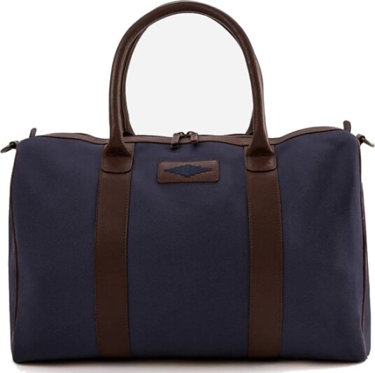 Varon Small Travel Bag Navy Canvas