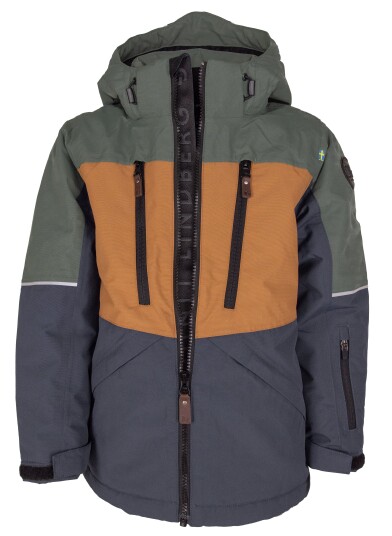 Lindberg Kids' Alpine Winter Jacket Green/Blue 100