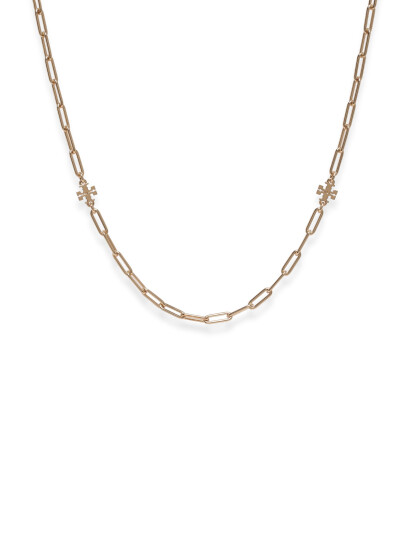 Tory Burch Good Luck Chain Necklace Gold ONE SIZE x 45.72 Tory Burch Good Luck Chain Necklace Gold ONE SIZE x 45.72