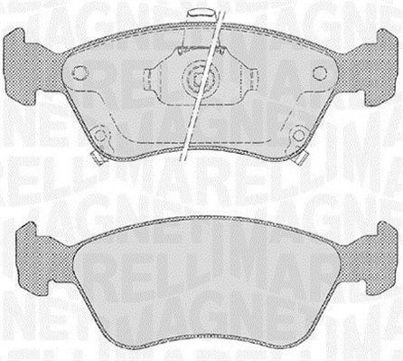 Bremseklosser MAGNETI MARELLI 363916060532