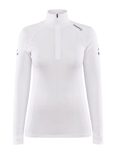 Craft Nor Pro Wool Extreme X Half Zip Ls W White/blaze S Craft Nor Pro Wool Extreme X Half Zip Ls W White/blaze S