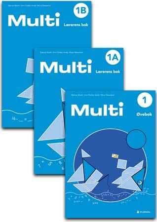 Multi 1 3. utg. Pakke med Øvebok 20stk og Lærerens bok A og B