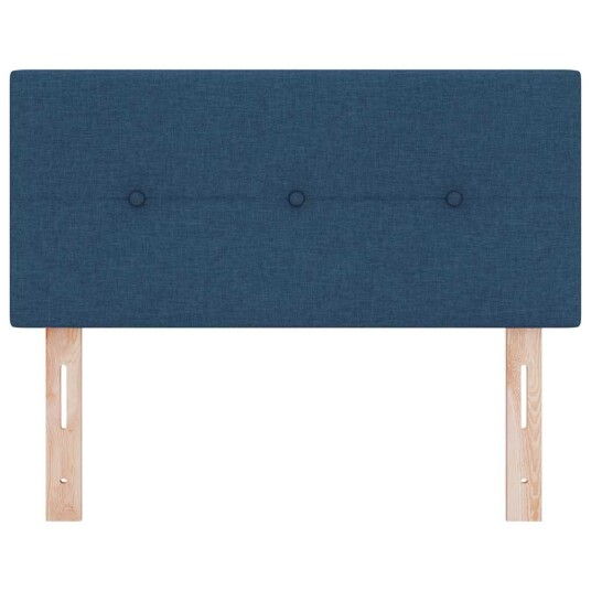 LED Hodegavl med Knapper Blå 80 cm Stoff