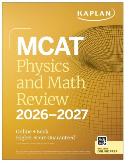 MCAT Physics and Math Review 20262027 Online + Book