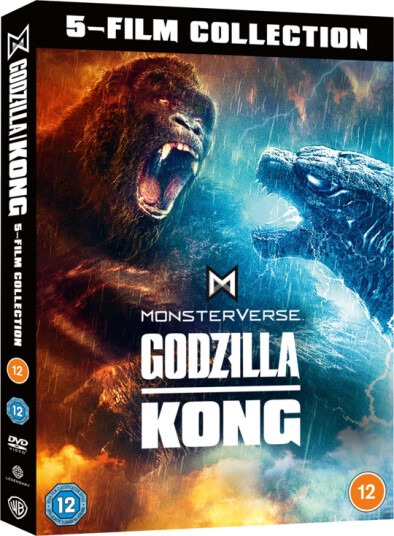 Godzilla X Kong Monsterverse 5Film Collection DVD