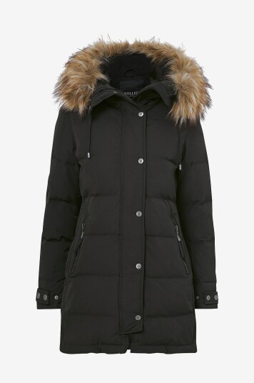 Hollies Dunjakke Subway Jacket Svart Hollies Dunjakke Subway Jacket Svart