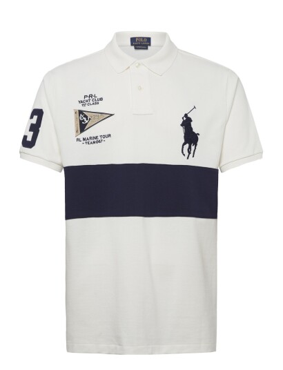 Polo Ralph Lauren 20/1 Mesh Knt Polo White XXL Polo Ralph Lauren 20/1 Mesh Knt Polo White XXL