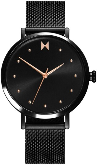 MVMT Dameklokke 28000033 D Sort/Stål Ø36 mm