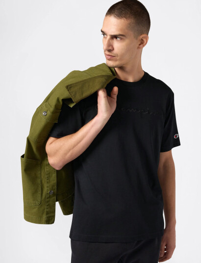 Champion Ss Tee - Black - L