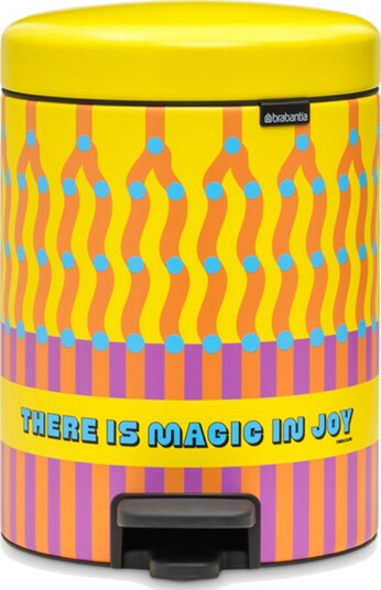 Brabantia NewIcon pedalbøtte 5 liter – Yinka Ilori