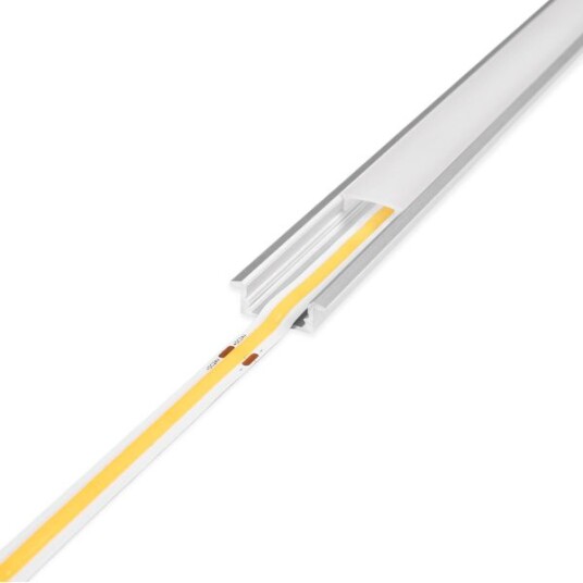 Aluminiumsprofil for LED stripe AGGE Recessed innfelt Sølv 200 cm Aluminiumsprofil for LED stripe AGGE Recessed innfelt Sølv 200 cm