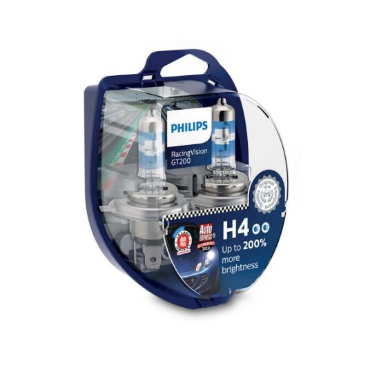 Halogenpære Philips RacingVision GT200 H4