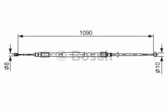Bosch Tautrekk parkeringsbrems BOSCH 1 987 477 949