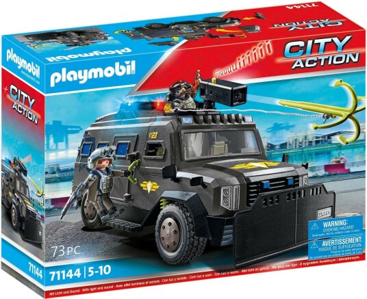 Playmobil Leksakspaket Police car City Action Plast