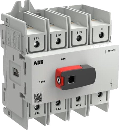 Abb Lastbryter 4-polet 63A, OT60G3-4BSN2 Abb Lastbryter 4-polet 63A, OT60G3-4BSN2