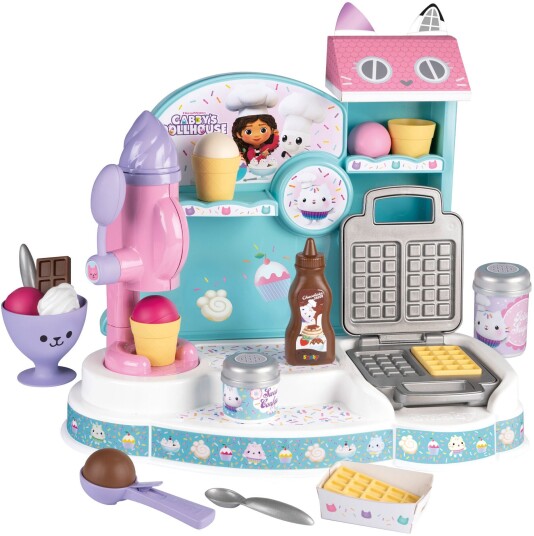 Smoby Gabby's Iskremfabrikk Figurer med 21 Deler i Plast og Kartong