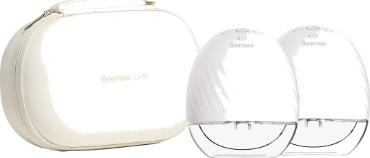 Beemoo CARE Wearable Elektrisk Brystpumpe Dobbelt inkl. Oppbevaringsveske
