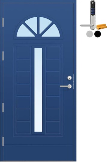 Ytterdør Bygg1 Fjell 13 Klarglass med Yale Doorman Classic Home Ytterdør Bygg1 Fjell 13 Klarglass med Yale Doorman Classic Home