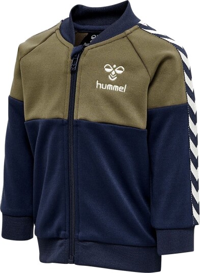 Hummel Cardigan hmlOlek Glidelåsjakke Black Iris Hummel 74 Cardigan Blå Grønn