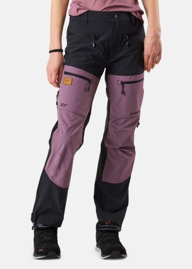 Swedemount Lofoten Stretch Pants Jr Black/Dk. Mauve 150 Bukser
