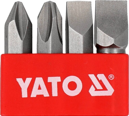Yato Yt-2812 4 Stykker Flat Philips Ph 2 Ph 3 8,10 Mm Stål 36 Mm