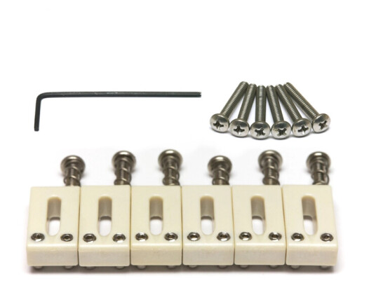 Graph Tech Tusq Pq-8001-00 - St & Te Saddles, 6-String, Offset
