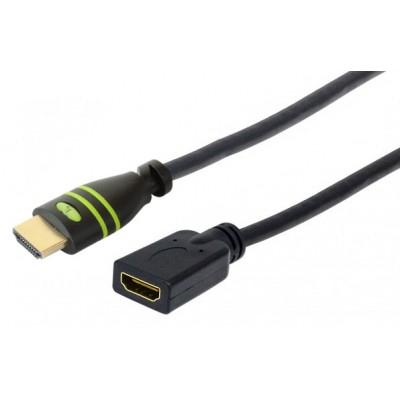 TECHLY HDMI Forlengelseskabel 1,8m med Ethernet 4K 30Hz