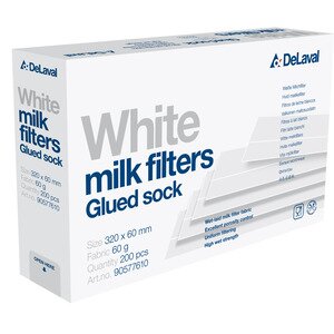 DeLaval Melkefilter 320x60 hvitt 200stk DeLaval Melkefilter 320x60 hvitt 200stk