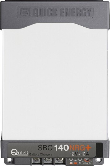 Quick Batterilader 3 stegs   140 NRG/12 A   2   1,1 kg   187x114x71