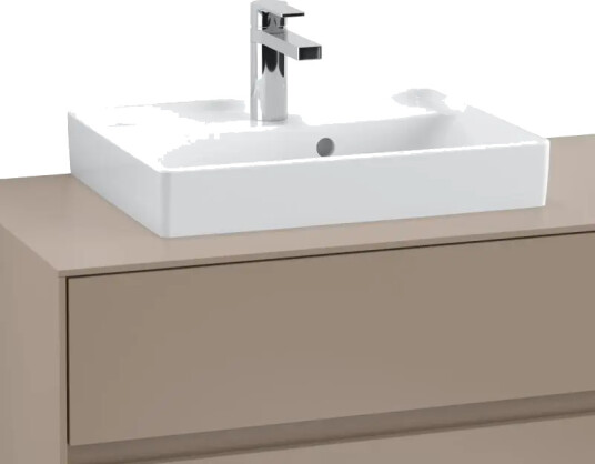 VILLEROY & BOCH COLLARO SERVANT 50X40, TITANCERAM HVIT ALPIN VILLEROY & BOCH COLLARO SERVANT 50X40, TITANCERAM HVIT ALPIN